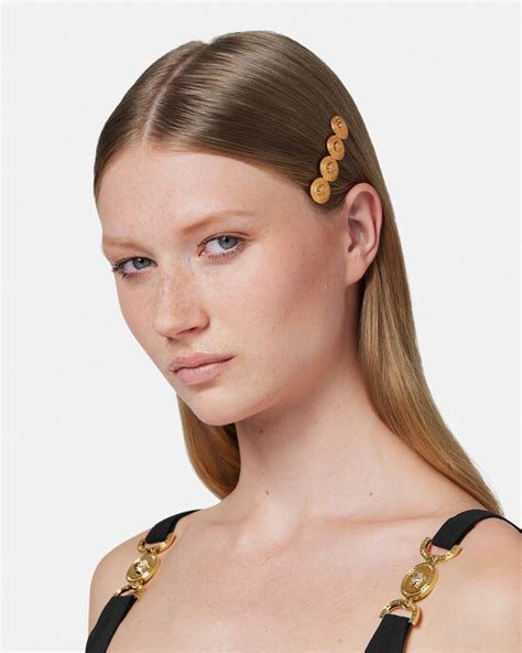 forcine gioiello per capelli versace|Accessori per capelli: cerchietti, fermagli e altro .